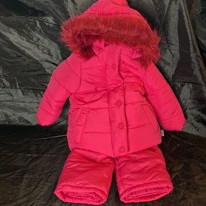 DKNY Infant Snowsuit {12 mos} NWT